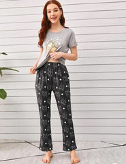 Hello Sunshine Printed Night Suit