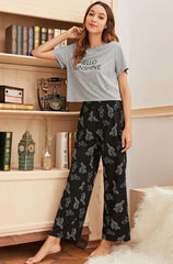 Hello Sunshine Printed Night Suit