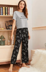 Hello Sunshine Printed Night Suit