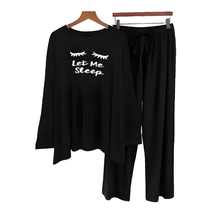full sleeves T-shirt and trouser  woman night suit